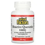 Natural Factors, Bioactive Quercetin EMIQ, 50mg, 60 capsules
