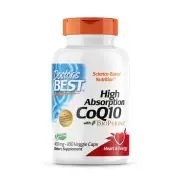 Doctor's Best, High Absorption CoQ10, 400mg, 180 veg. capsules
