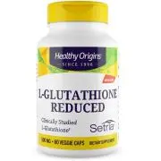 Healthy Origins, Setria, reduced L-glutathione, 500mg, 60 capsules