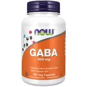 Now Foods, GABA, 500mg, 100 veg. capsules