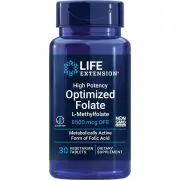 Life Extension, High Potency Optimized Folate, 8500mcg, 30 tablets
