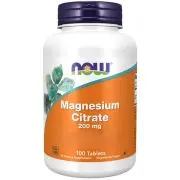 Now Foods, Magnesium Citrate, 200mg, 100 tablets