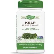 Nature's Way, Kelp, 600 mg, 180 veg. capsules | Special item