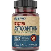 Deva, Vegan Astaxanthin, 4mg, 30 Vegan Capsules