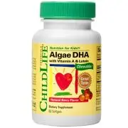 ChildLife Essentials, Algae DHA with Vitamin A & Lutein, 60 softgels