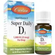 Carlson Labs, Super Daily D3, 1000IU, 10.3ml