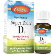 Carlson Labs, Super Daily D3, Depot, 4000IU, 10.3ml