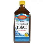 Carlson Labs, The Very Finest Oil, lemon flavor, 1600mg, 500ml