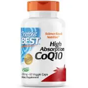 Doctor's Best, High Absorption CoQ10, 200mg, 60 veg. capsules