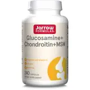 Jarrow Formulas, glucosamine + chondroitin + MSM combination, 240 capsules