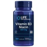 Life Extension, Vitamin B3 Niacin, 500mg, 100 capsules
