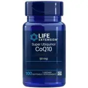 Life Extension, Super Ubiquinol CoQ10, 50mg, 100 soft capsules