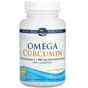 Nordic Naturals, Omega Curcumin, 1200mg Omega-3 plus 400mg optimized Curcumin, 60 softgels