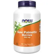 Now Foods, Saw Palmetto Berries, 550mg, 250 veg. capsules