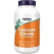 Now Foods, calcium citrate, 100% pure powder, 227g