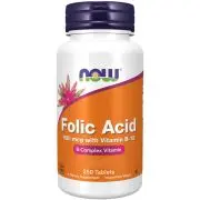 Now Foods, Folic Acid, 800mcg, 250 tablets