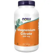 Now Foods, Magnesium Citrate, 200mg, 250 vegan tablets