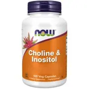 Now Foods, Choline and Inositol, 500mg, 100 capsules