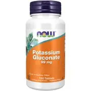 Now Foods, Potassium Gluconate, 99mg, 100 Veg. tablets