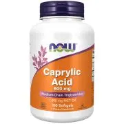 Now Foods, Caprylic Acid, 600mg, 100 softgels