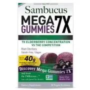 Nature's Answer, Sambucus Mega Gummies 7X, 30 gummy bears