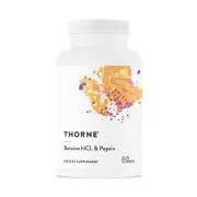 Thorne Research, Betaine HCL & Pepsin, 225 capsules