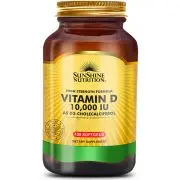 Sunshine Nutrition, Vitamin D, Depot, 10000 IU, 100 soft capsules