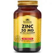 Sunshine Nutrition, Zinc, Depot, 50mg, 100 tablets
