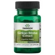 Swanson, Ginkgo Biloba Extract, 60mg, 30 capsules