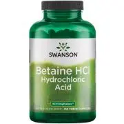 Swanson, Betaine HCl with pepsin, 250 capsules